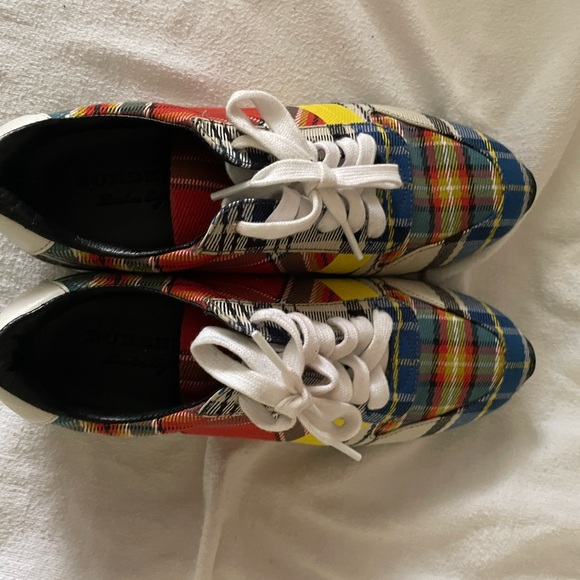Burberry A L F AMELIA TARTAN SINK ACHLY SNEAKERS - Picture 9 of 10